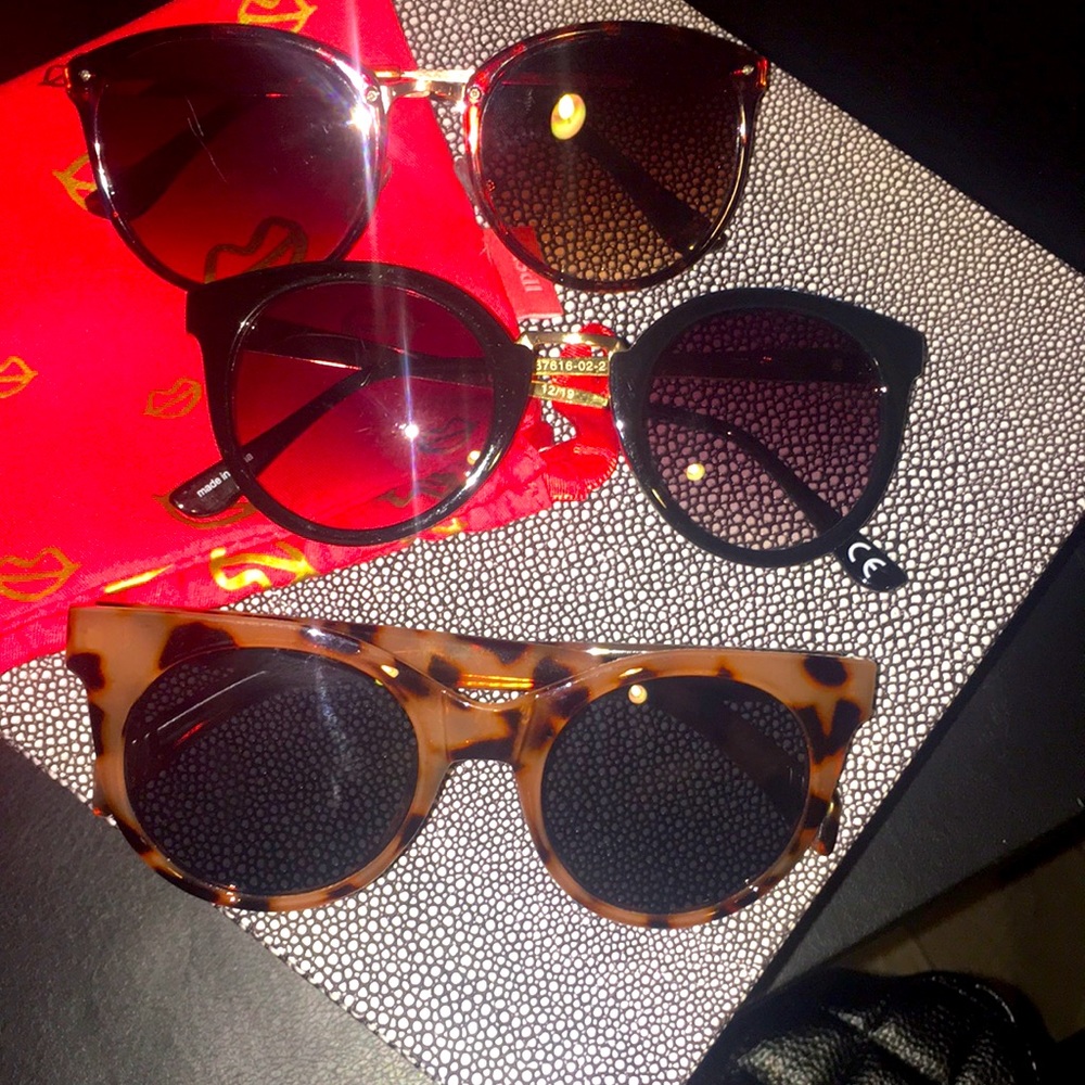 Set of 3 Fashion Sunglasses